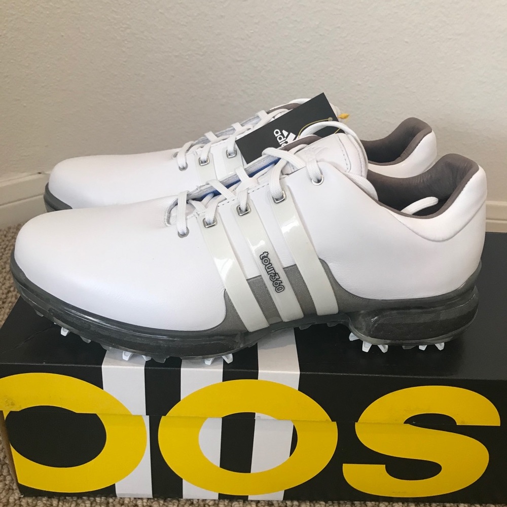 NWT Adidas Tour360 2.0 Men’s Golf Shoes White 10.5